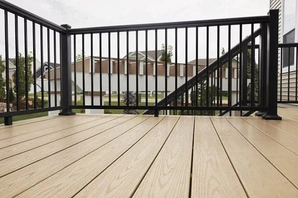 Iron Railing fence installed by Alpine Fence & Deck