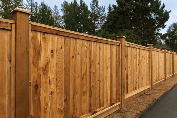 Wood Fencing installed by Alpine Fence & Deck in Utah